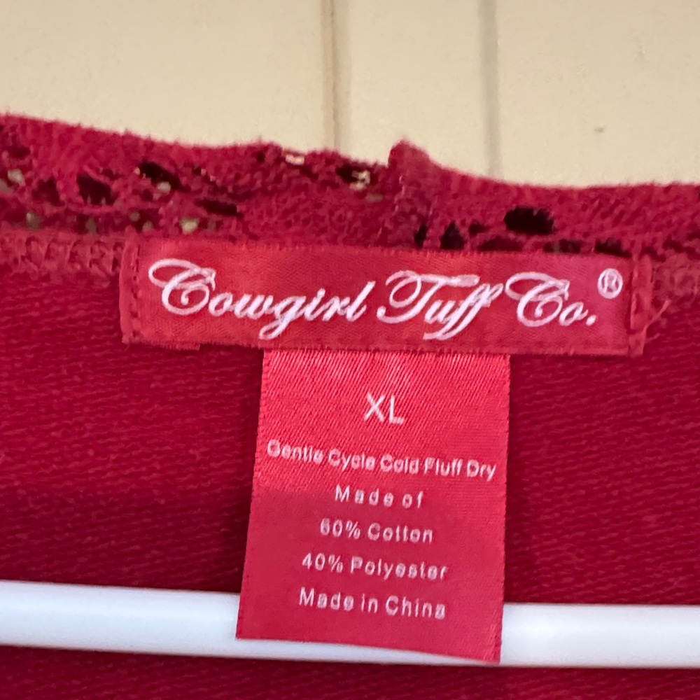 Cowgirl Tuff Red Jacket